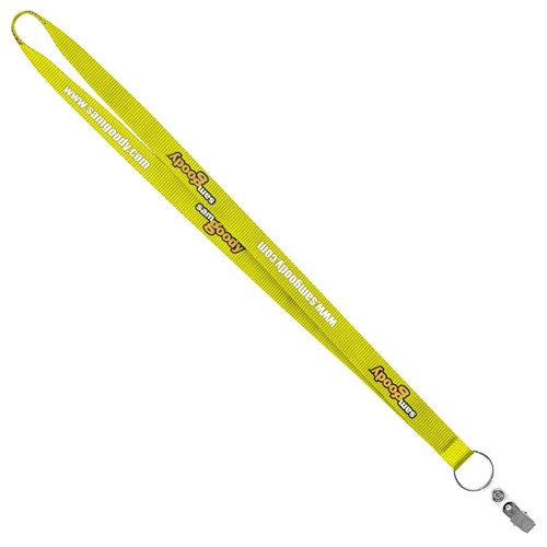 ¾” Screen Printed Environmentally Friendly Lanyard 