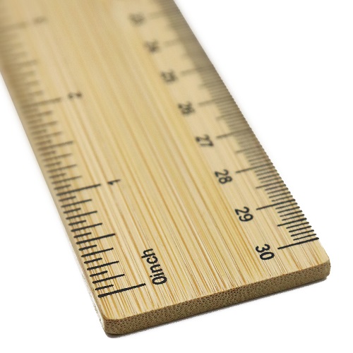 30cm Bamboo Ruler 