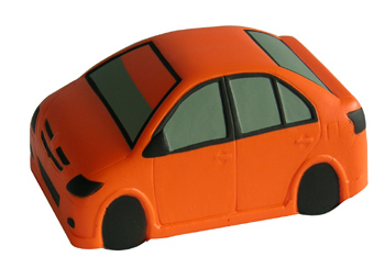 4.2cm Stress Reliever Car Orange