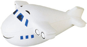 4.6cm Anti Stress Reliever Plane