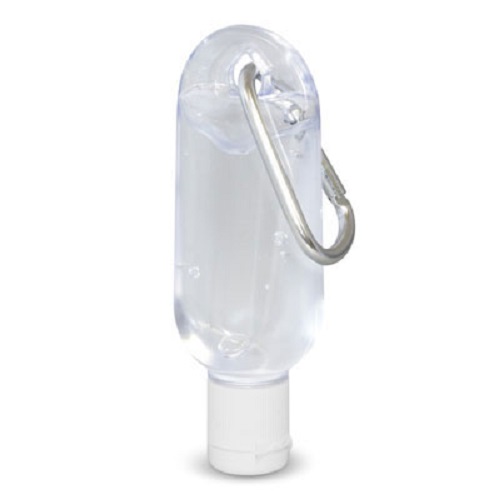 60ml Hand Sanitiser with Carabiner 