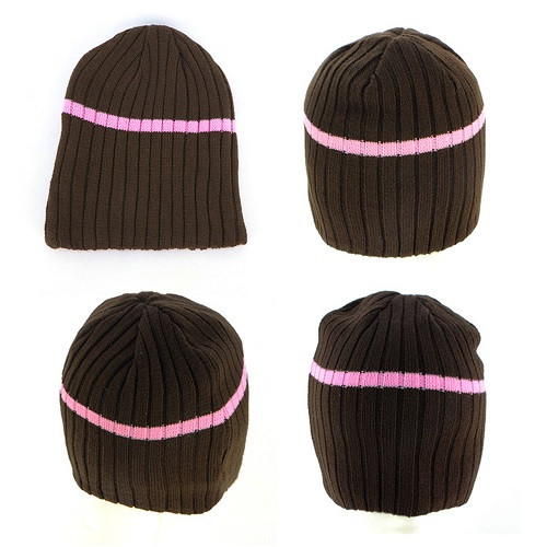 Acrylic Beanie with Straight Pulldown 