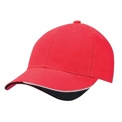 Heavy Brushed Cotton Cap with Short Velcro Fastener 