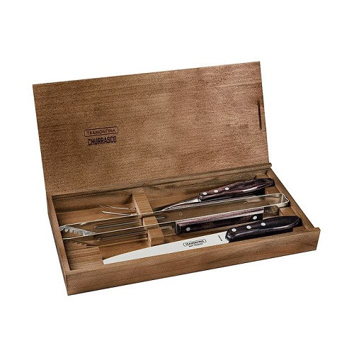 Churrasco Campeira 3pc Polywood Carving Set 