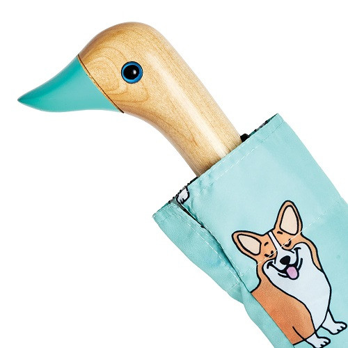 Duck Compact Umbrella – Coucou Suzette Corgi Mint 