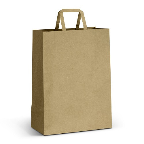 Extra Large Flat Handle Paper Bag Portrait 