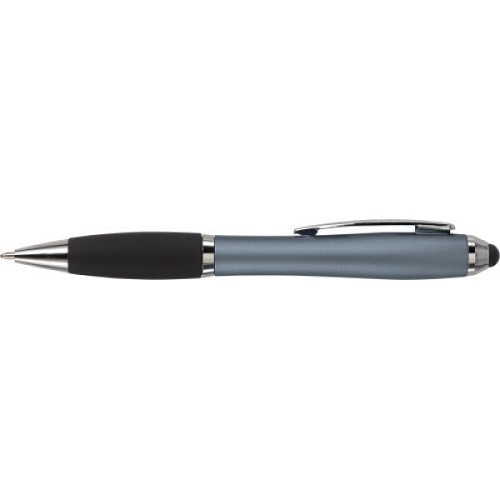 Stylus Ballpoint Pen with Rubber Grip 