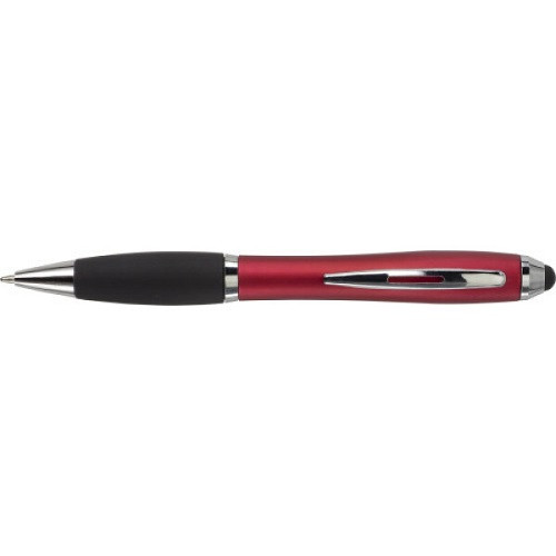 Stylus Ballpoint Pen with Rubber Grip 