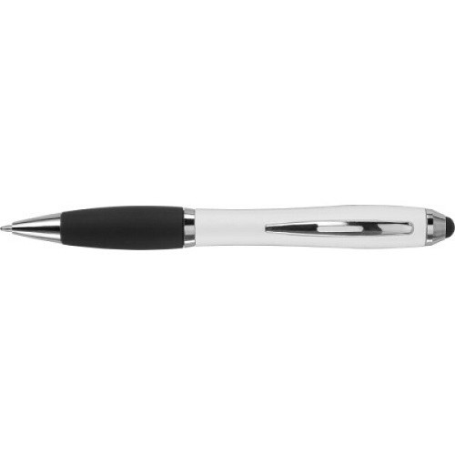 Stylus Ballpoint Pen with Rubber Grip 