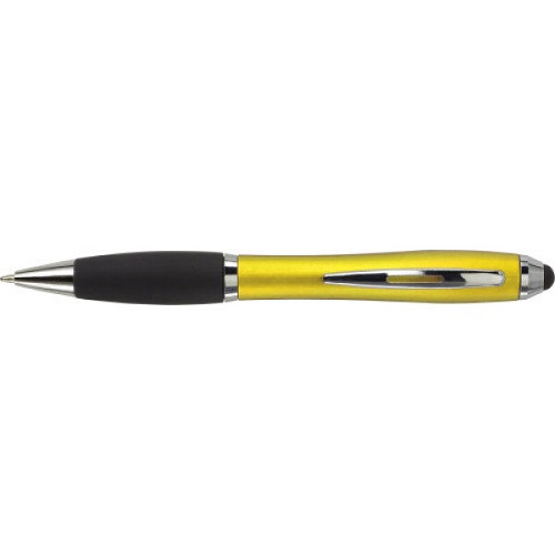 Stylus Ballpoint Pen with Rubber Grip 