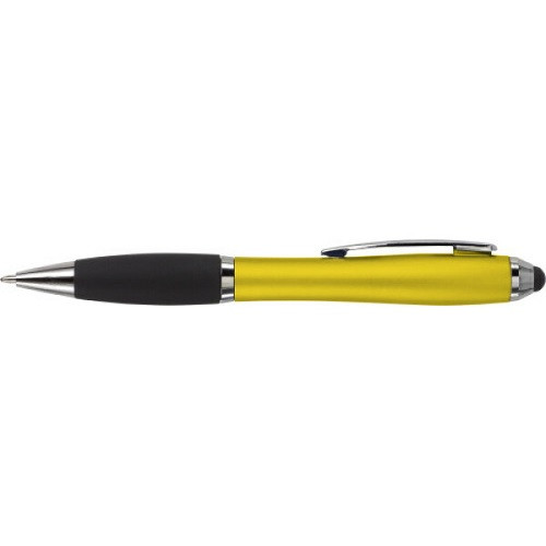 Stylus Ballpoint Pen with Rubber Grip 