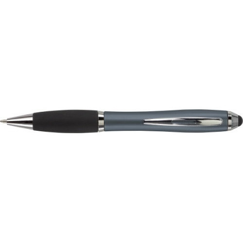 Stylus Ballpoint Pen with Rubber Grip 