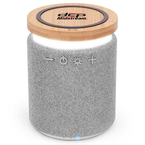 Lex Bamboo Wireless Speaker with Phone Charger 