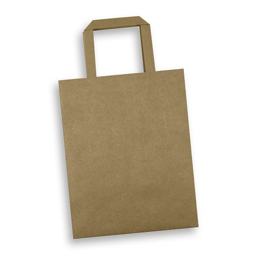 Medium Flat Handle Paper Bag Portrait 