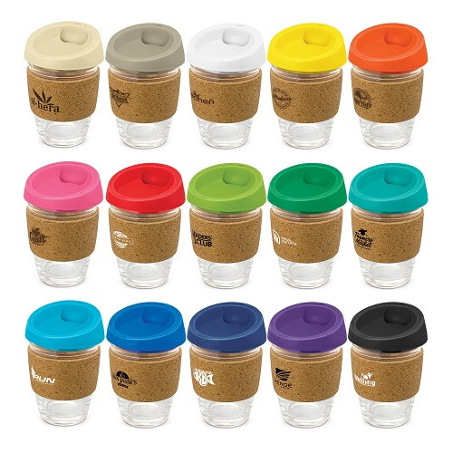 340ml Reusable Glass Coffee Cup