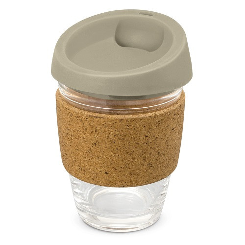 340ml Reusable Glass Coffee Cup 