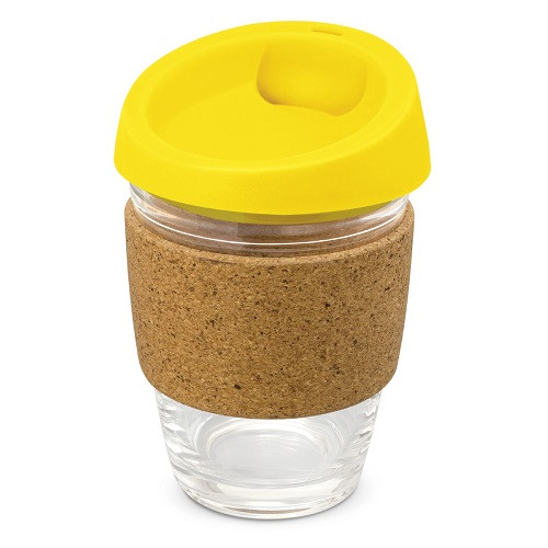 340ml Reusable Glass Coffee Cup 