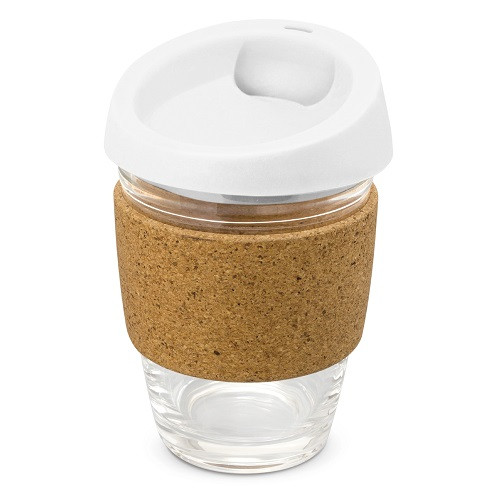 340ml Reusable Glass Coffee Cup 