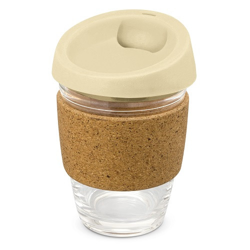 340ml Reusable Glass Coffee Cup 