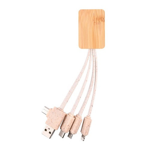 Oracle Square Bamboo Charging Cable 