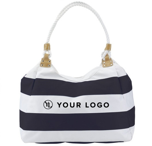 Polyester Beach Bag with Rope Handles 