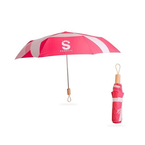 RPET 200g Lightweight Umbrella with Wooden Handle