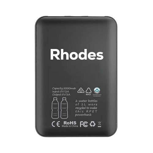 RPET Rhodes 500mAh Eco Power Bank 