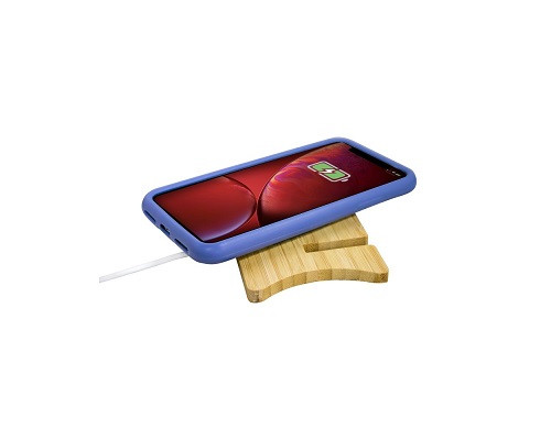 Bamboo Wireless Charge Travel Stand 