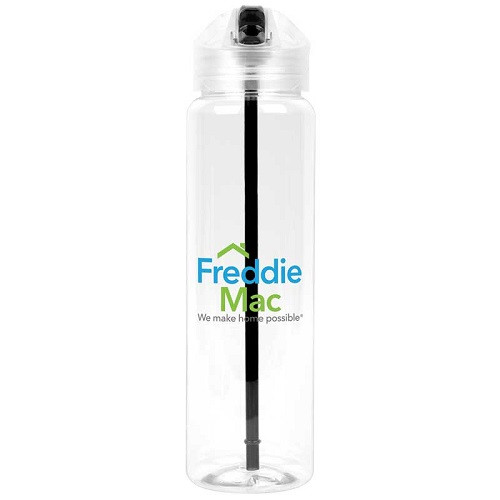 Recyclable Sports Bottle with Flip-Up Lid - 32oz. 