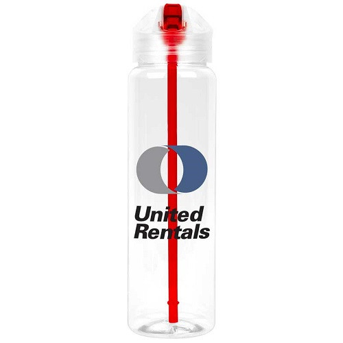 Recyclable Sports Bottle with Flip-Up Lid - 32oz. 