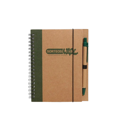 Recycled Colour Spine Spiral Notebook 