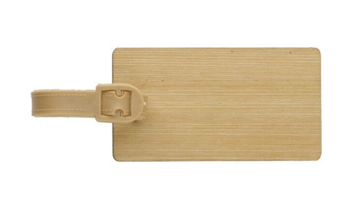 Shawn Bamboo Luggage Tag 