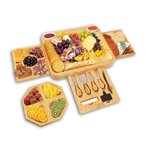 Tahoe Bamboo Cheese Board Set