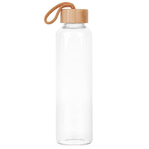 Vidro Glass & Bamboo Bottle 18oz.