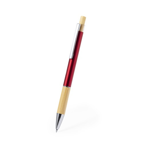 Weler Bamboo and Aluminium Barrel Pen 