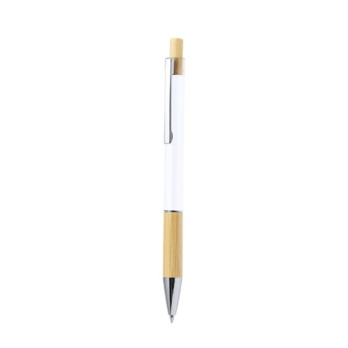 Weler Bamboo and Aluminium Barrel Pen 