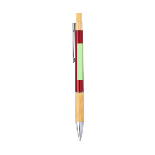 Weler Bamboo and Aluminium Barrel Pen 