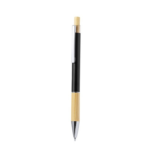 Weler Bamboo and Aluminium Barrel Pen 