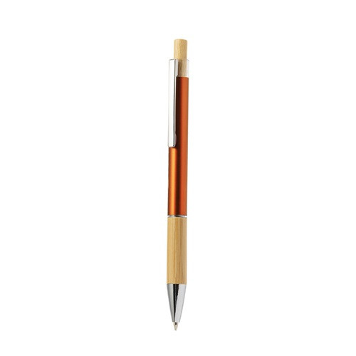 Weler Bamboo and Aluminium Barrel Pen 