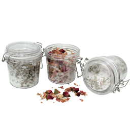 Aromatherapy Bath Salts Clip Jar