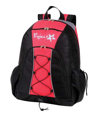 Backpack with Pull-String Closure