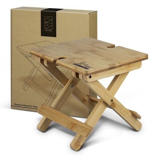 Bamboo Folding Wine Table