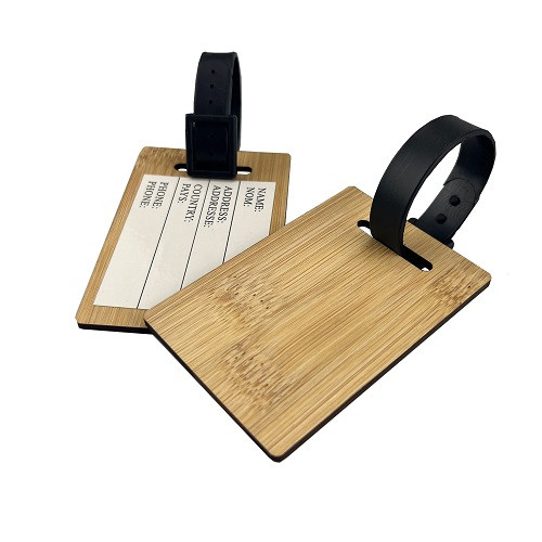 Bamboo Luggage Tag 