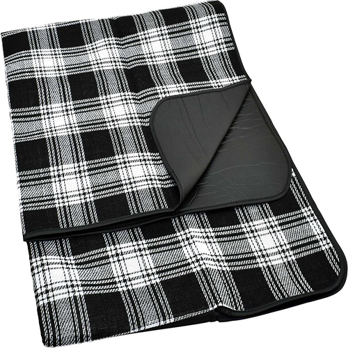 Black Picnic Rug 