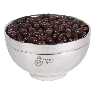 Chocko Beanz In Stainless Steel Bowl