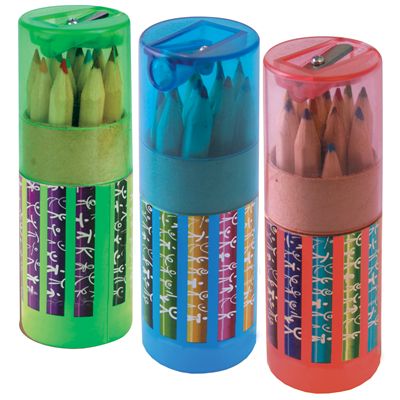 Coloured Pencils in Custom Design Tube