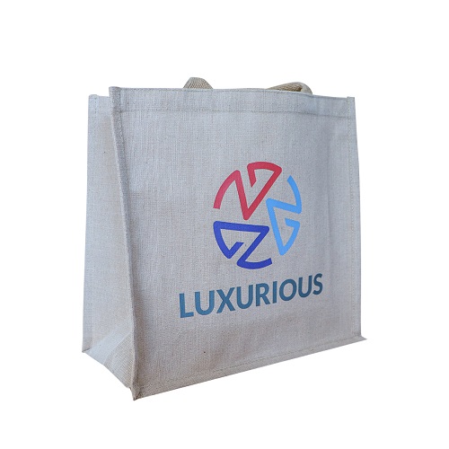 Courtland Jute Tote Bag