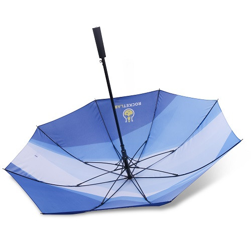 Deluxe Eight-Panel Umbrella with Projector Lamp 