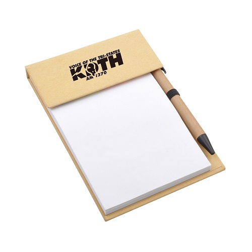 Desk Memo Pad with Pen 