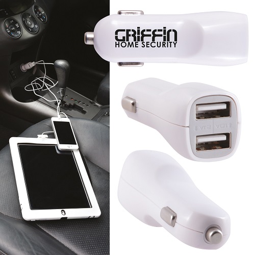 Dual USB Outlet Car Charger